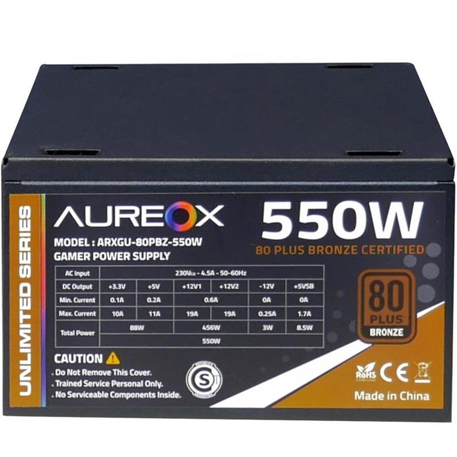 Fuente Aureox 550W 80+ Bronze