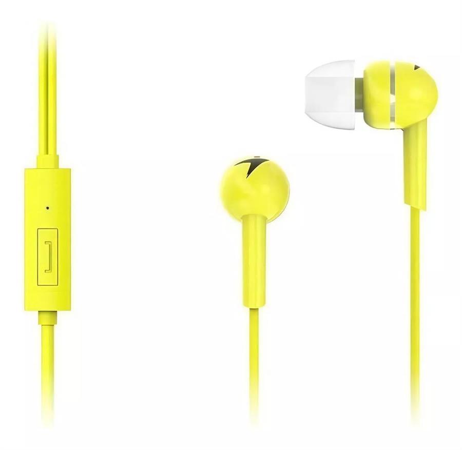 Auricular Genius Hs M300 In Ear Mic  Manos Libres Amarillo