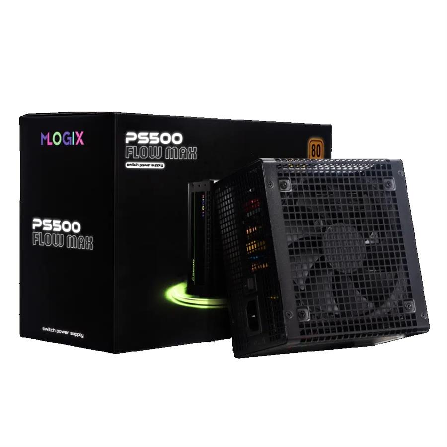 Fuente Mlogix Flow Max 500w ps500 80+ Plus Bronze
