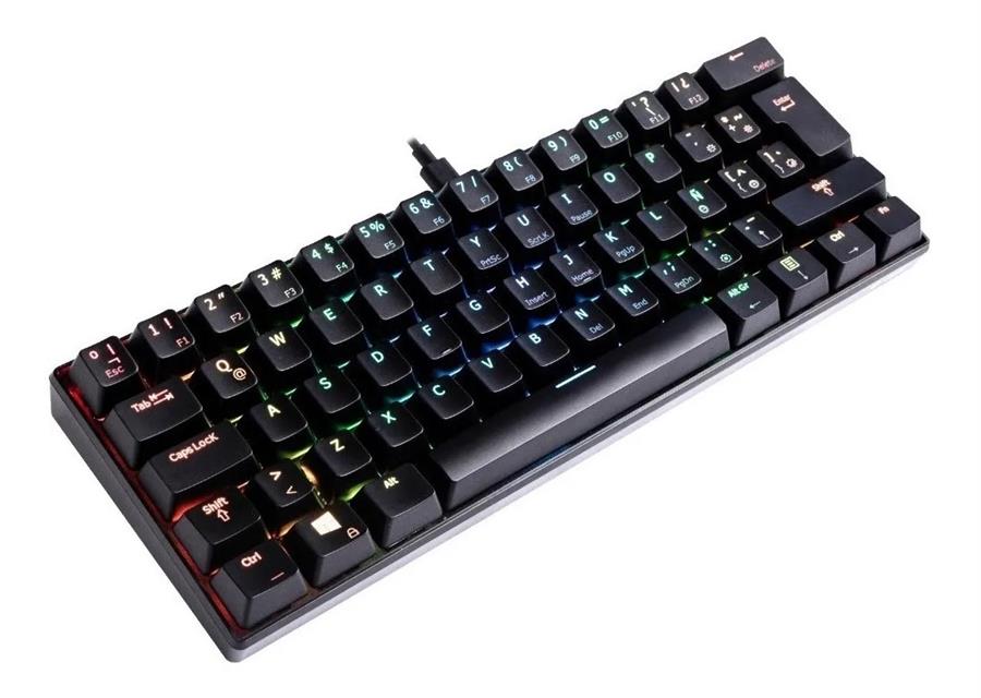 Teclado Mecanico VSG Mintaka Negro Kailh Blue 60