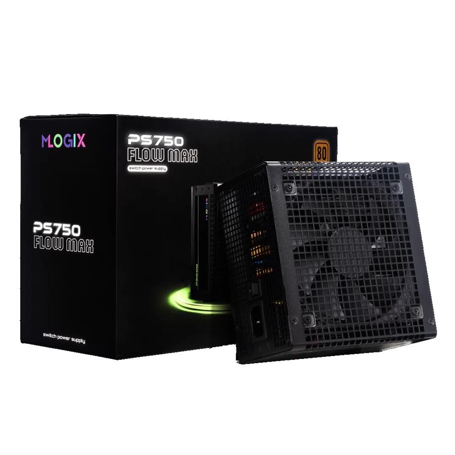 Fuente Mlogix Flow Max 750w ps750 80 Plus Bronze