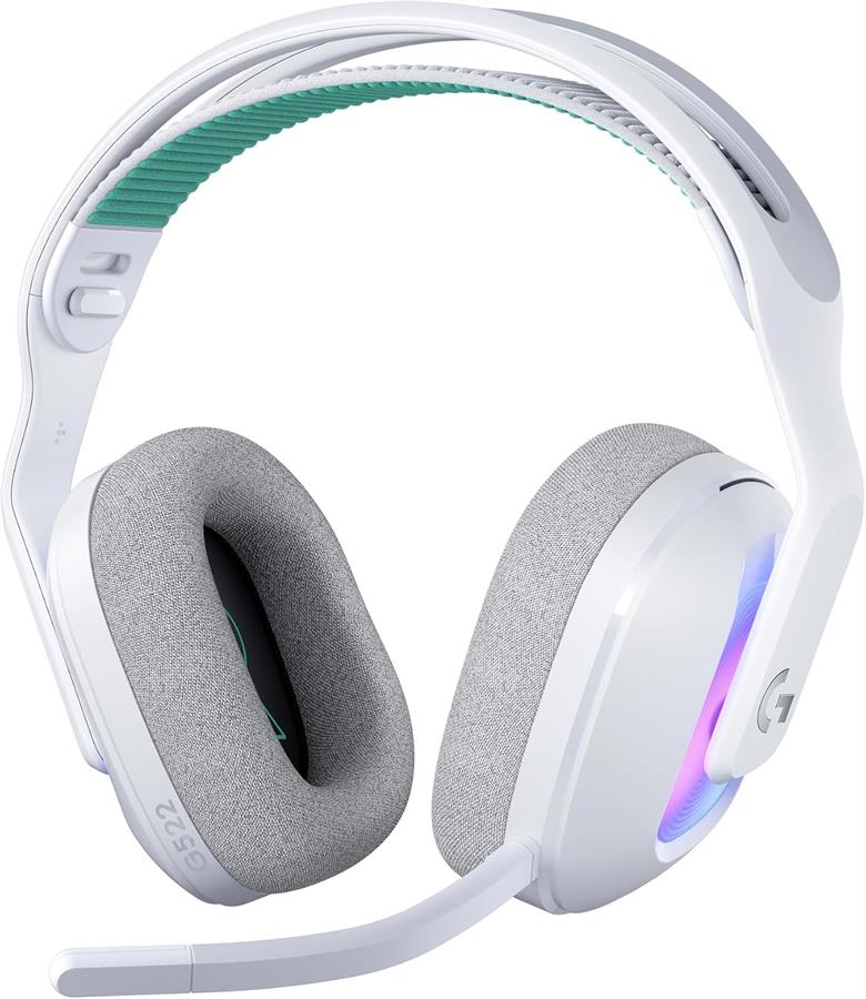 AURICULARES LOGITECH G522 WIRELESS LIGHTSPEED BLANCO