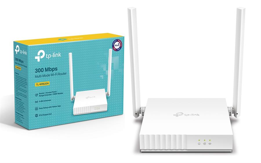 Router Wifi TP-LINK TL-WR820N Multimodo 300Mbps 2.4Ghz