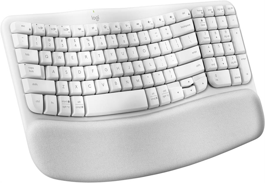 Teclado Logitech Wave Keys Inalambrico Wireless Blanco