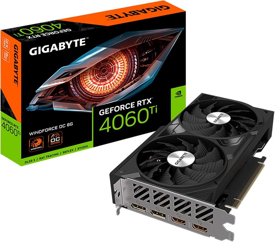 Placa de video rtx 4060 ti Gigabyte WF2 OC v2 8GB