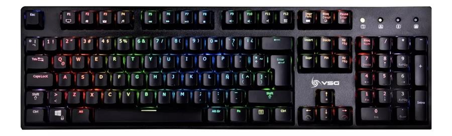 Teclado Mecanico VSG Alnilam Negro RGB Kailh Blue