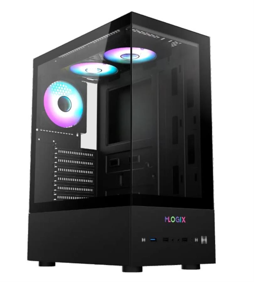 Gabinete Mlogix View Max 180 Vidrio templado