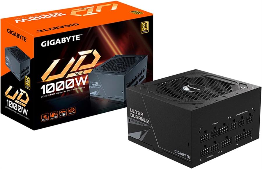 FUENTE 1000W GIGABYTE UD 80 PLUS GOLD MODULAR GP-UD1000GM