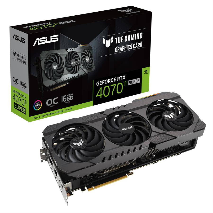 Placa de video Asus Tuf RTX 4070 TI Super OC 16G GAMING