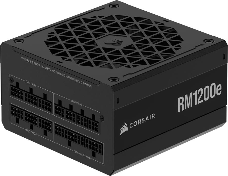 FUENTE CORSAIR RM1200E 1200W BLACK 80+ PLATINUM MODULAR ATX 3.1 PCIE 5.1