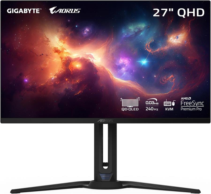 MONITOR GIGABYTE AORUS FO27Q2 QD-OLED 27" 2K QHD 240HZ