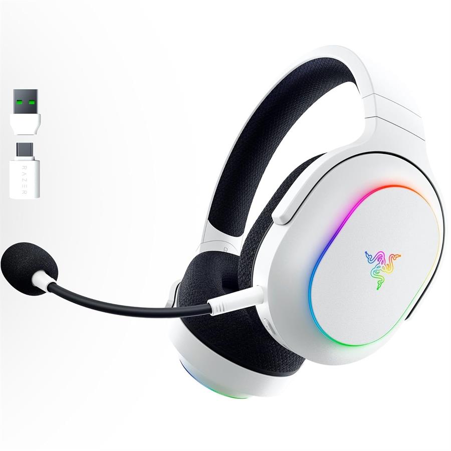 Auricular Razer Barracuda X Chroma Wireless Gaming White
