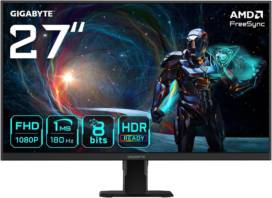 Monitor Gigabyte GS27FA FHD de 27" 180 Hz 1ms FreeSync