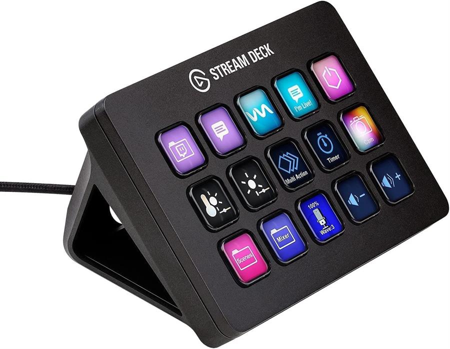 Elgato Stream Deck MK.2 Negro 15 botones LCD personalizables