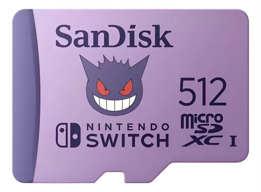 MicroSd Sandisk 512Gb Nintendo Gastly