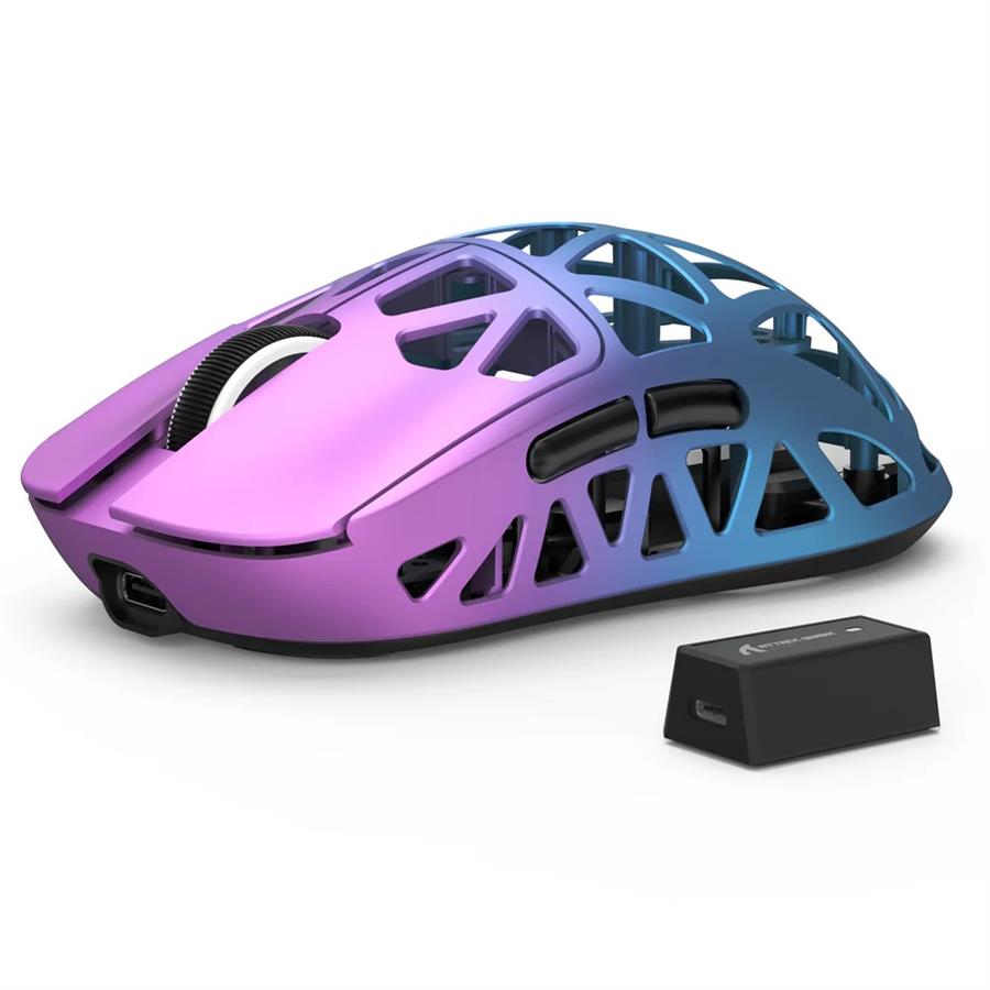 Mouse Attack Shark R2 Magnesium Alloy 8K Wireless Lightweight Purple