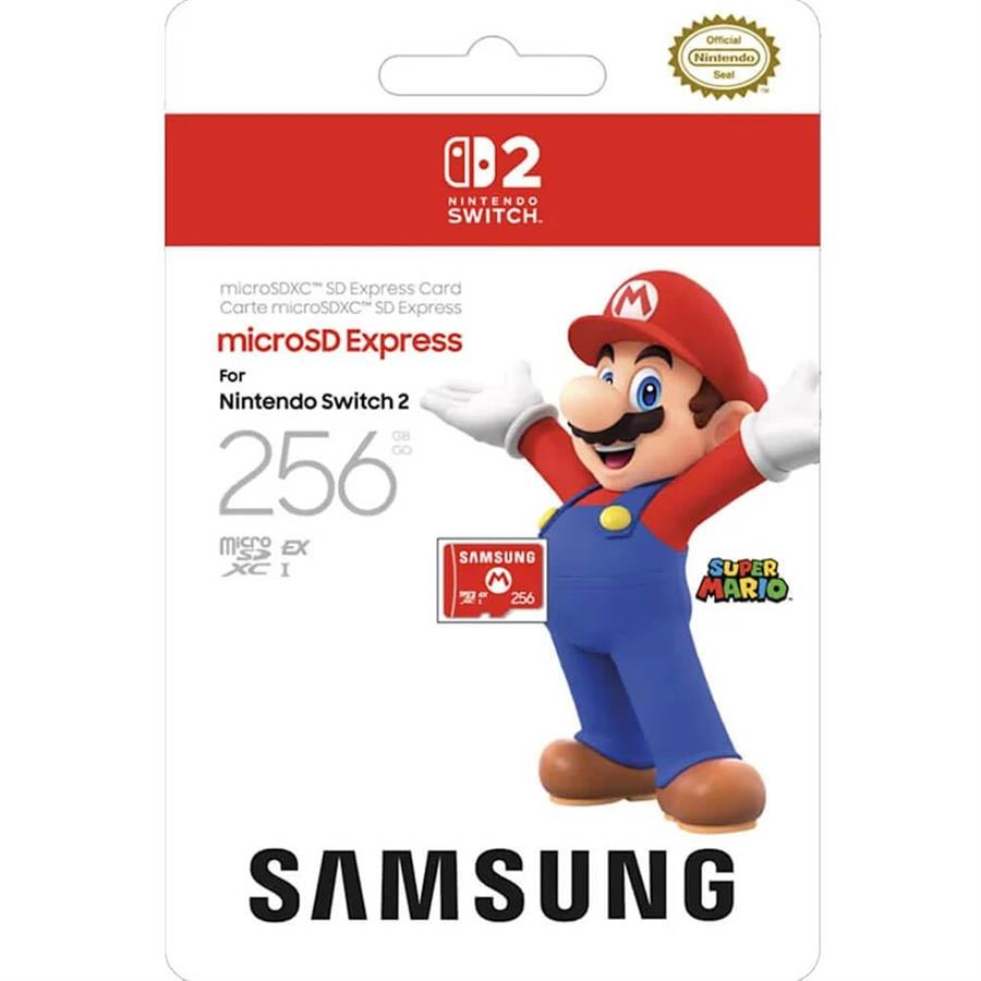 Memoria MicroSD Samsung Express 256gb Nintendo Switch 2