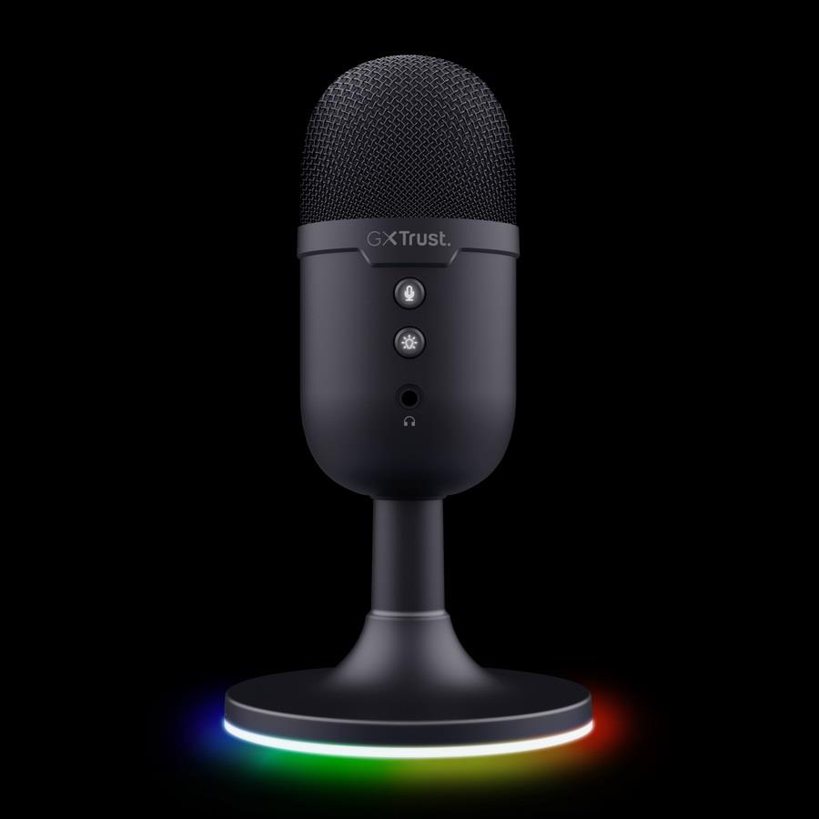 Microfono  Trust Yunix Usb Black Gxt234 RGB