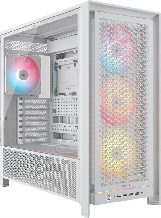 Gabinete Corsair 5000D Frame RS Argb x4Fan Full Modular White