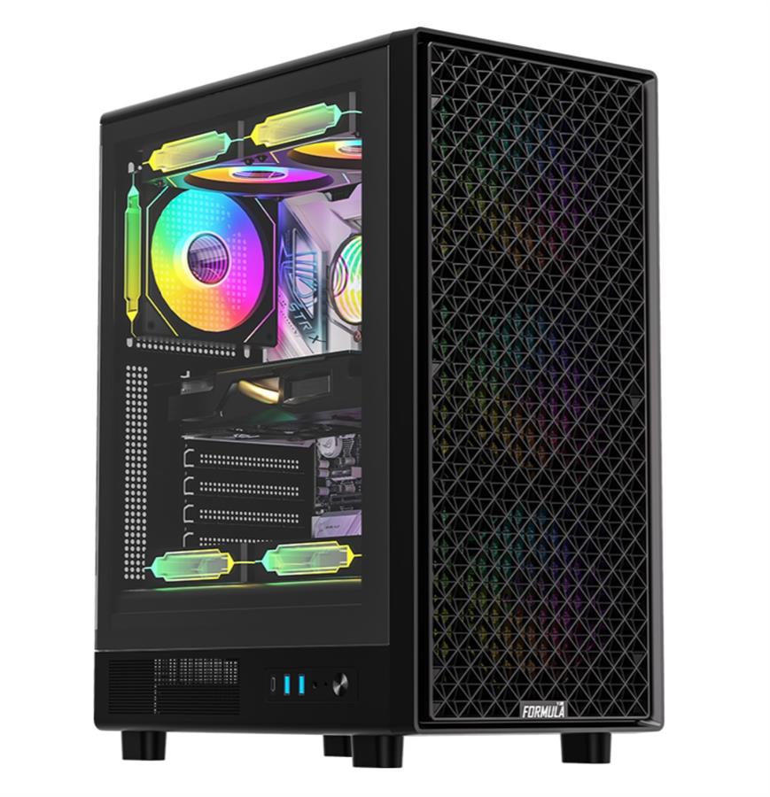 Gabinete Formula V Line Mana Dynamic Black x4Fan FRGB