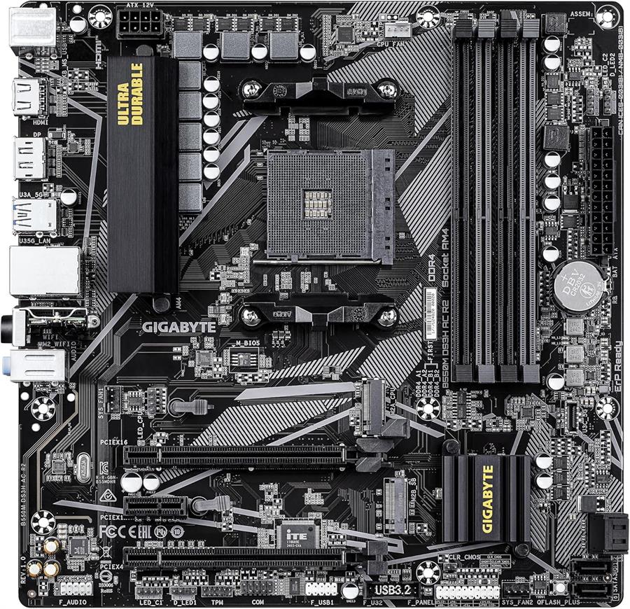 Motherboard Gigabyte B550M DS3H AC R2