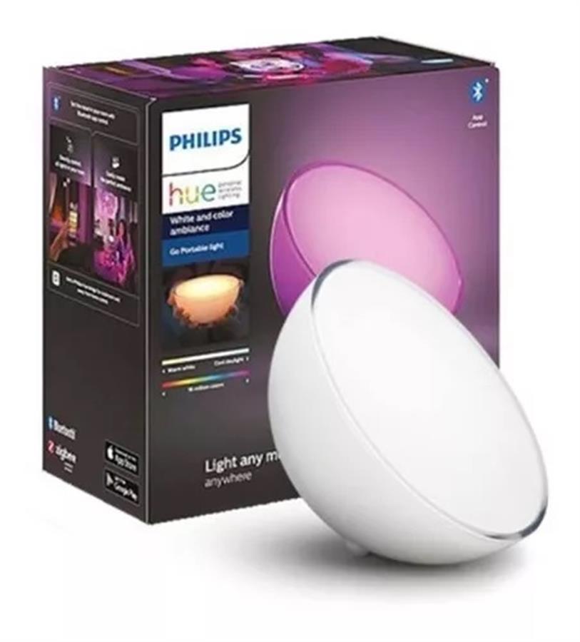 Philips Hue Go lampara portatil Blanco y Color