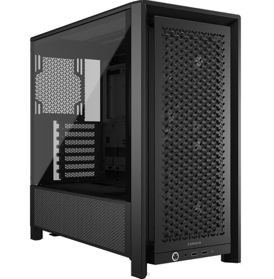 Gabinete Corsair 4000D Frame 3x Fan Black Airflow Modular