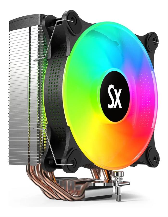 Cpu Cooler Solarmax Aire RGB CC-421A 4pipes TDP 200W