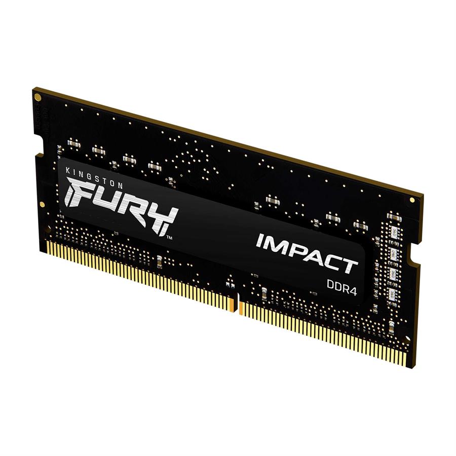 MEMORIA RAM SODIMM KINGSTON FURY 8GB 3200MHZ IMPACT DDR4 NEGRA