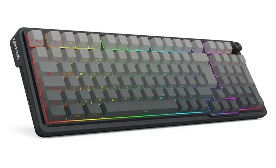 Teclado Redragon Eisa K686 Max Wireless RGB k686sp-rgb-max Gris