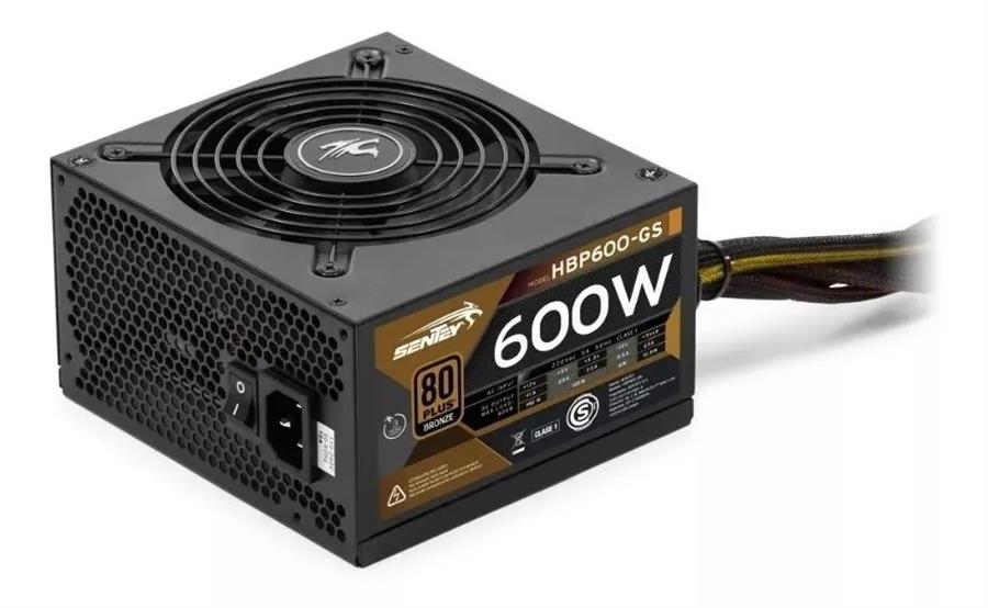 Fuente Sentey 600w 80 plus bronze HBP600-GS