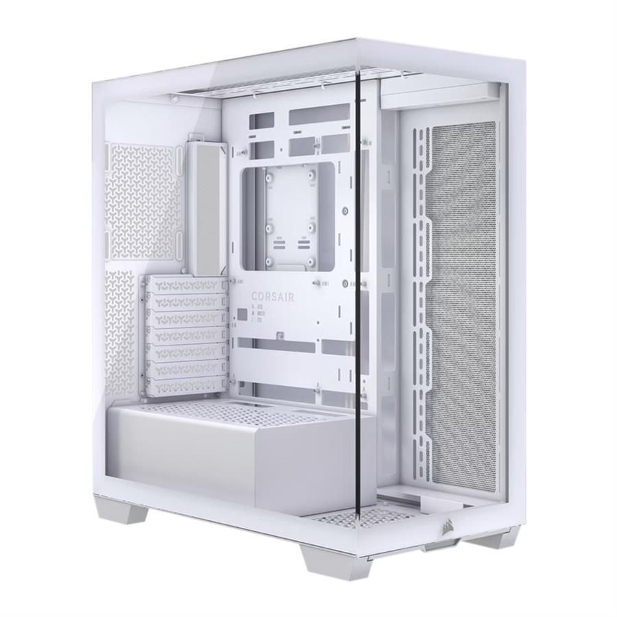 GABINETE CORSAIR 3500X TG WHITE MID TOWER BLANCO