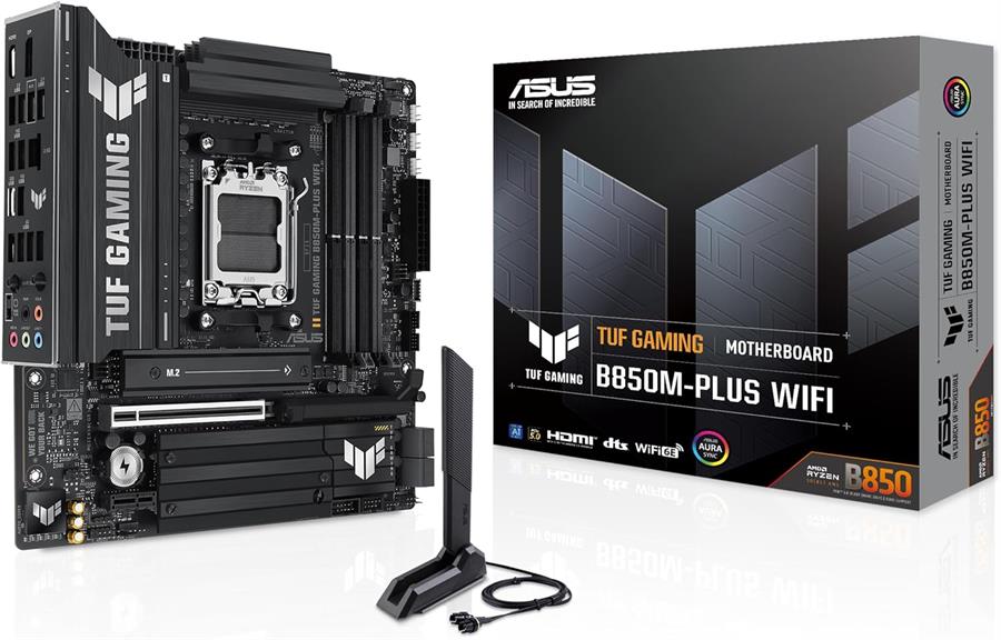 MOTHERBOARD ASUS TUF GAMING B850M-PLUS WIFI AM5 AMD
