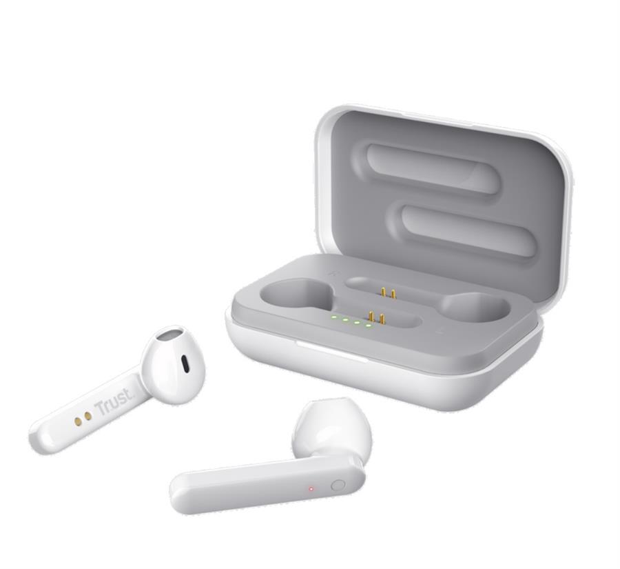 AURICULAR IN EAR TRUST PRIMO TOUCH BLUETOOTH WHITE