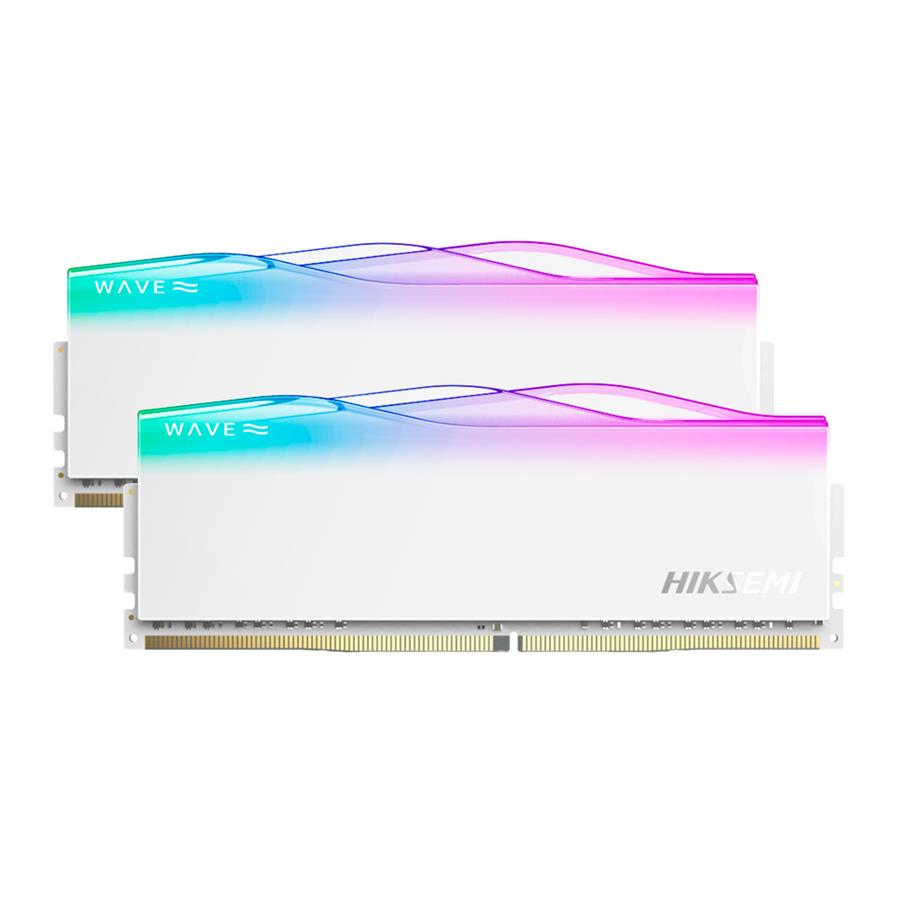 Memoria Ram HIKSEMI 16GB 2x8 3600MHz Wave RGB White DDR4