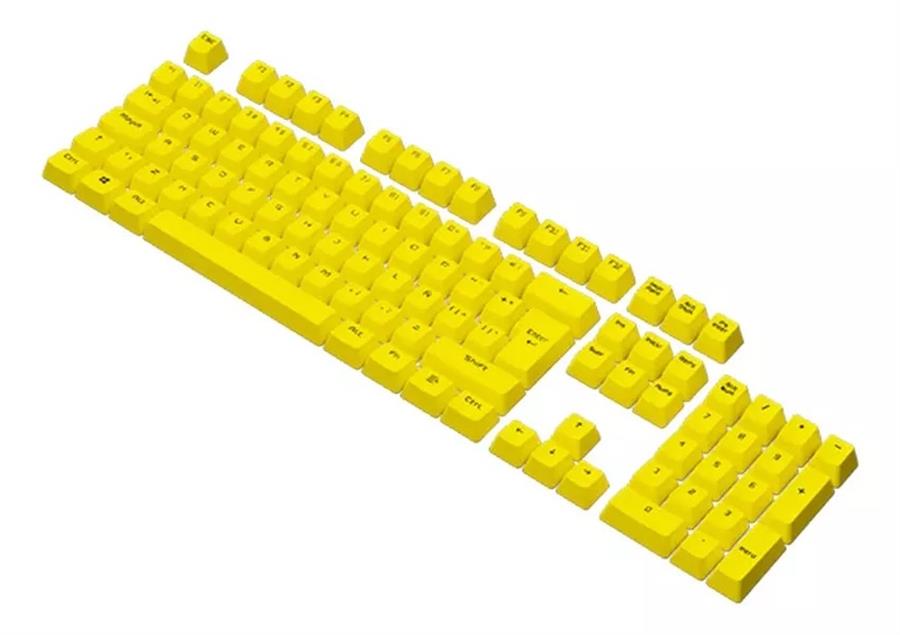 Kit 105 Teclas Keycaps VSG Stardust Yellow Amarillo
