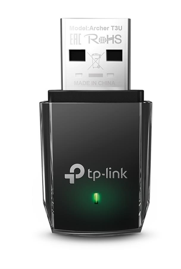 ADAPTADOR WIFI RED USB TP LINK ARCHER NANO T3U AC1300 DUAL BAND