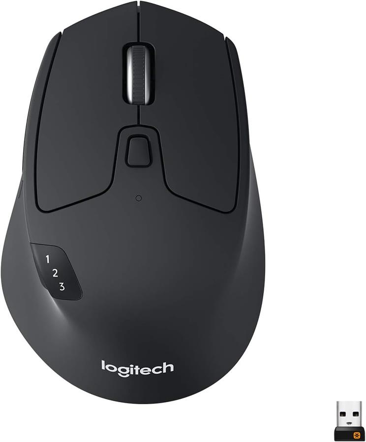 Mouse Logitech M720 Triathlon Bluetooth Negro Black