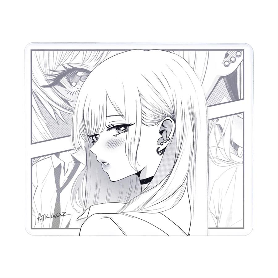 Mouse Pad ATK Anime Reverie Black/White Gaming 490x420mm