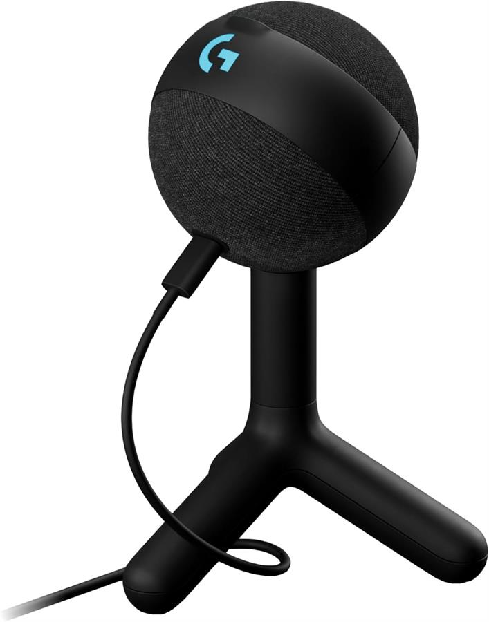 Micrófono Logitech Yeti Orb RGB Black Lightsync
